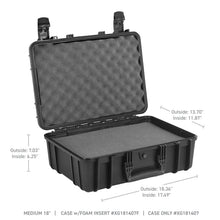 Load image into Gallery viewer, Go Rhino XVenture Gear Hard Case w/Foam - Medium 18in. / Lockable / IP67 - Tex. Black - Additional View 6