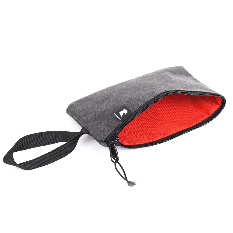 Go Rhino XVenture Gear Zipped Pouch - Large (12in. Wide Pocket / 6.5in. Hand Strap) Canvas - Black - Additional View 5
