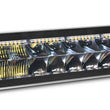 Load image into Gallery viewer, Go Rhino Xplor Blackout Combo Series Dbl Row LED Light Bar w/Amber (Side/Track Mount) 21.5in. - Blk - Installation View