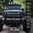 Load image into Gallery viewer, Go Rhino Xplor Blackout Combo Series Dbl Row LED Light Bar w/Amber (Side/Track Mount) 40in. - Blk - Additional View 6