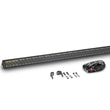 Load image into Gallery viewer, Go Rhino Xplor Blackout Combo Series Dbl Row LED Light Bar w/Amber (Side/Track Mount) 40in. - Blk - Additional View 8