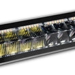 Load image into Gallery viewer, Go Rhino Xplor Blackout Combo Series Dbl Row LED Light Bar w/Amber (Side/Track Mount) 32in. - Blk - Installation View