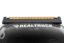 Load image into Gallery viewer, Go Rhino Xplor Blackout Combo Series Sgl Row LED Light Bar w/Amber (Side/Track Mount) 39.5in. - Blk - Side View