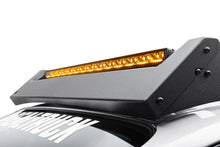 Load image into Gallery viewer, Go Rhino Xplor Blackout Combo Series Sgl Row LED Light Bar w/Amber (Side/Track Mount) 39.5in. - Blk - Back View