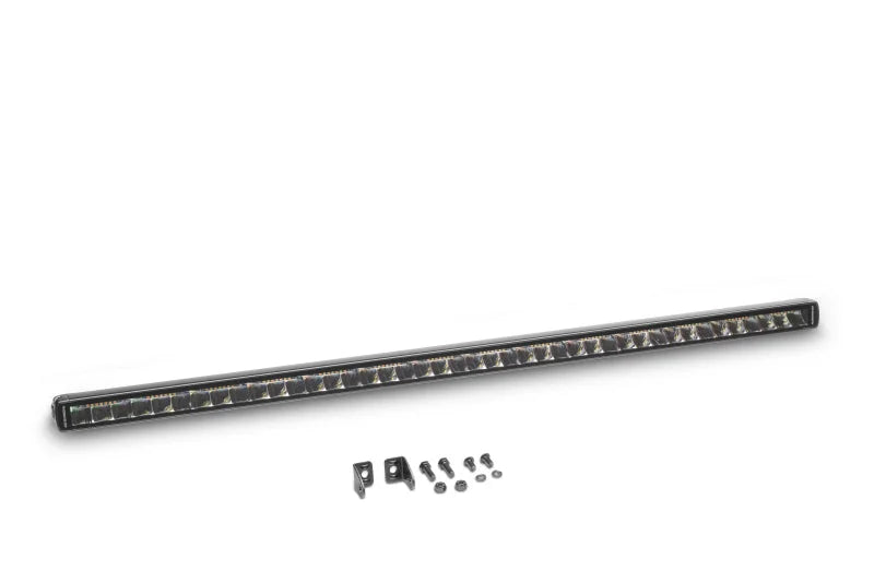 Go Rhino Xplor Blackout Combo Series Sgl Row LED Light Bar w/Amber (Side/Track Mount) 39.5in. - Blk - Additional View 9