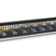 Load image into Gallery viewer, Go Rhino Xplor Blackout Combo Series Sgl Row LED Light Bar w/Amber (Side/Track Mount) 20.5in. - Blk - Back View