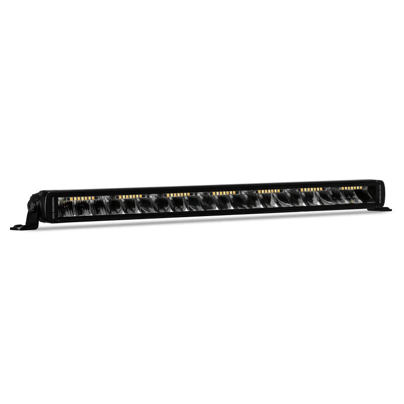 Go Rhino Xplor Blackout Combo Series Sgl Row LED Light Bar w/Amber (Side/Track Mount) 20.5in. - Blk - Additional View 7