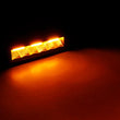 Load image into Gallery viewer, Go Rhino Xplor Blackout Combo Series Sixline LED Flood Lights w/Amber (Surface Mount) - Blk (Pair) - Additional View 5