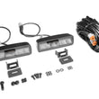 Load image into Gallery viewer, Go Rhino Xplor Blackout Combo Series Sixline LED Flood Lights w/Amber (Surface Mount) - Blk (Pair) - Additional View 8