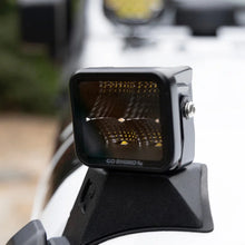Load image into Gallery viewer, Go Rhino Xplor Blackout Series Cube LED Flood Light Kit (Surface/Threaded Stud Mnt) 2x2 - Blk (Pair) - Installation View