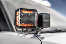 Load image into Gallery viewer, Go Rhino Xplor Blackout Series Cube LED Sideline Spot Light Kit (Surface Mount) 4x3 - Blk (Pair) - Additional View 5