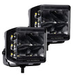Load image into Gallery viewer, Go Rhino Xplor Blackout Series Cube LED Sideline Spot Light Kit (Surface Mount) 4x3 - Blk (Pair) - Additional View 8