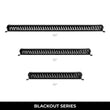 Load image into Gallery viewer, Go Rhino Xplor Blackout Series Dbl Row LED Light Bar (Side/Track Mount) 40in. - Blk - Back View