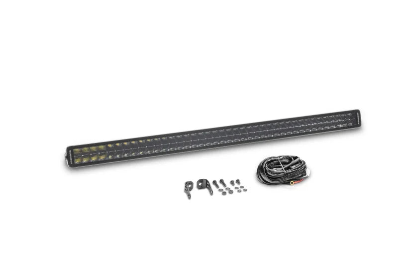 Go Rhino Xplor Blackout Series Dbl Row LED Light Bar (Side/Track Mount) 40in. - Blk - Additional View 7