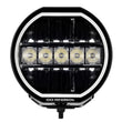 Load image into Gallery viewer, Go Rhino Xplor Blackout Series Maxline LED Hi/Low Beam w/Multi DRL (Surface Mount) 7in. - Blk - Main Product View