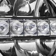 Load image into Gallery viewer, Go Rhino Xplor Blackout Series Maxline LED Hi/Low Beam w/Multi DRL (Surface Mount) 7in. - Blk - Side View