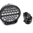 Load image into Gallery viewer, Go Rhino Xplor Blackout Series Round LED Sgl Driving Kit w/DRL (Surface/Thread Stud Mnt) 9in. - Blk - Additional View 8