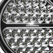 Load image into Gallery viewer, Go Rhino Xplor Blackout Series Round Single LED Spot Light Kit w/DRL (Surface Mount) 9in. - Blk - Back View