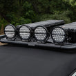 Load image into Gallery viewer, Go Rhino Xplor Blackout Series Round Single LED Spot Light Kit w/DRL (Surface Mount) 9in. - Blk - Additional View 5