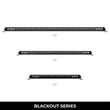 Load image into Gallery viewer, Go Rhino Xplor Blackout Series Sgl Row LED Light Bar (Side/Track Mount) 39.5in. - Blk - Back View