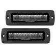 Load image into Gallery viewer, Go Rhino Xplor Blackout Series Sixline LED Flood Light Kit (Flush Mount) - Blk (Pair) - Main Product View