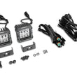 Load image into Gallery viewer, Go Rhino Xplor Bright Series Cube LED Spot Light Kit (Surface/Threaded Stud Mount) 3x3 - Blk (Pair) - Installation View