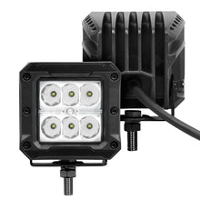 Load image into Gallery viewer, Go Rhino Xplor Bright Series Cube LED Spot Light Kit (Surface/Threaded Stud Mount) 3x3 - Blk (Pair) - Additional View 5