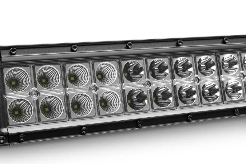 Go Rhino Xplor Bright Series Dbl Row LED Light Bar (Side/Track Mount) 41.5in. - Blk - Back View