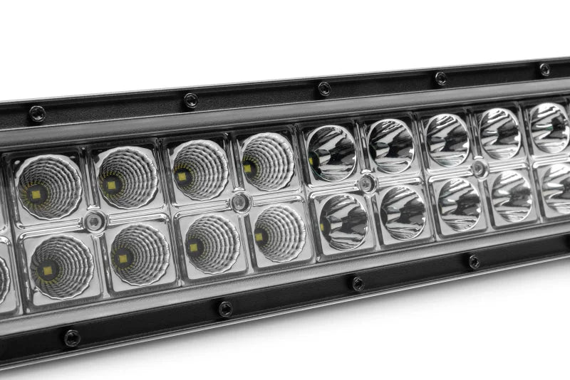 Go Rhino Xplor Bright Series Dbl Row LED Light Bar (Side/Track Mount) 50in. - Blk - Back View