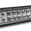 Load image into Gallery viewer, Go Rhino Xplor Bright Series Dbl Row LED Light Bar (Side/Track Mount) 21.5in. - Blk - Back View