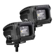 Load image into Gallery viewer, Go Rhino Xplor Bright Series Rectangle LED Flood Light Kit (Surface/Thread Std Mnt) 3x2 - Blk (Pair) - Installation View