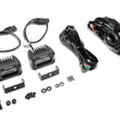 Load image into Gallery viewer, Go Rhino Xplor Bright Series Rectangle LED Flood Light Kit (Surface/Thread Std Mnt) 3x2 - Blk (Pair) - Additional View 6