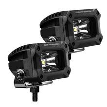 Load image into Gallery viewer, Go Rhino Xplor Bright Series Rectangle LED Spot Light Kit (Surface/Thread Stud Mnt) 3x2 - Blk (Pair) - Additional View 5