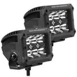 Load image into Gallery viewer, Go Rhino Xplor Bright Series Rectangle LED Spot Light Kit (Surface/Thread Stud Mnt) 4x3 - Blk (Pair) - Installation View