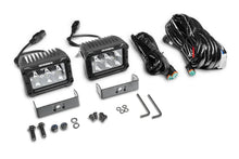 Load image into Gallery viewer, Go Rhino Xplor Bright Series Rectangle LED Spot Light Kit (Surface/Thread Stud Mnt) 4x3 - Blk (Pair) - Additional View 7