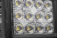 Load image into Gallery viewer, Go Rhino Xplor Bright Series Rectangle SingleLED Spot Light Kit (Surface Mount) 5in. - Blk (Pair) - Back View