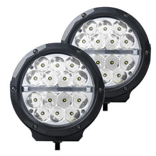Load image into Gallery viewer, Go Rhino Xplor Bright Series Round LED Driving Light Kit w/DRL (Surface Mount) 6in - Blk (2 pc) - Main Product View
