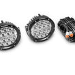 Load image into Gallery viewer, Go Rhino Xplor Bright Series Round LED Driving Light Kit w/DRL (Surface Mount) 6in - Blk (2 pc) - Additional View 6