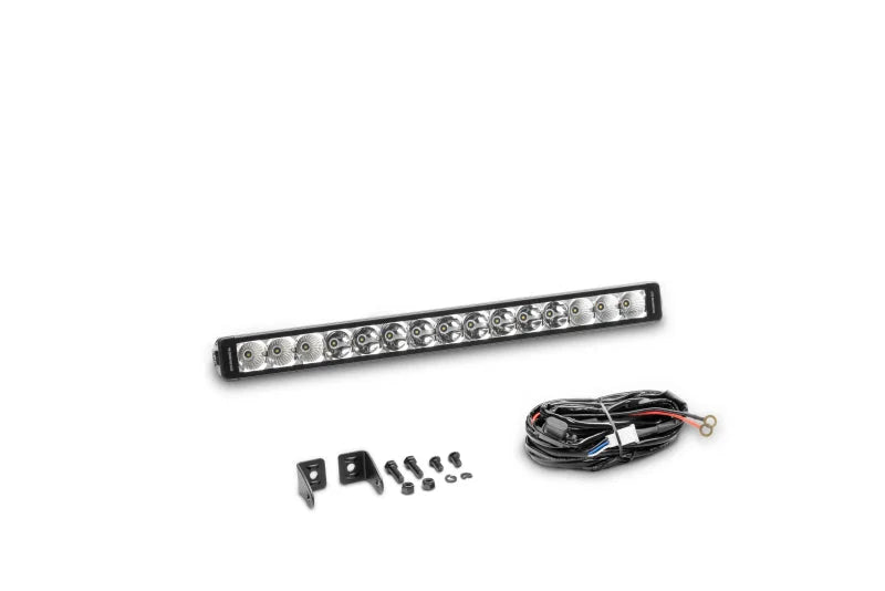 Go Rhino Xplor Bright Series Sgl Row LED Light Bar (Side/Track Mount) 20.5in. - Blk - Installation View