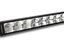 Load image into Gallery viewer, Go Rhino Xplor Bright Series Sgl Row LED Light Bar (Side/Track Mount) 32in. - Blk - Side View