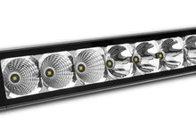Load image into Gallery viewer, Go Rhino Xplor Bright Series Sgl Row LED Light Bar (Side/Track Mount) 51in. - Blk - Side View