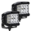 Load image into Gallery viewer, Go Rhino Xplor Bright Series Sideline Cube LED Flood Light Kit (Surface Mount) 4x3 - Blk (Pair) - Installation View
