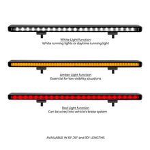 Load image into Gallery viewer, Go Rhino Xplor Flash Series Sgl Multi Function LED Light Bar (Track Mount) 30in. - Blk - Additional View 7