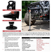Load image into Gallery viewer, Go Rhino Xventure Gear EG1 El Gato Hydraulic Jack - Graphite - Additional View 5