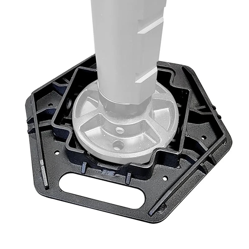 Go Rhino Xventure Gear El Gato Base Plate - Blk - Main Product View