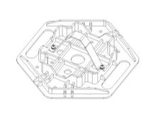 Load image into Gallery viewer, Go Rhino Xventure Gear El Gato Base Plate - Blk - Installation View