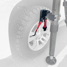 Load image into Gallery viewer, Go Rhino Xventure Gear El Gato Tire Strap Hook Accessory - Blk - Back View
