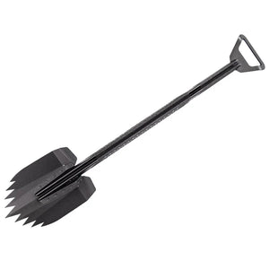 Go Rhino Xventure Gear Sharktooth Stackable Shovel - Textured Black - Main Product View