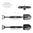 Load image into Gallery viewer, Go Rhino Xventure Gear Sharktooth Stackable Shovel - Textured Black - Installation View