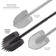 Load image into Gallery viewer, Go Rhino Xventure Gear Sharktooth Stackable Shovel - Textured Black - Additional View 5